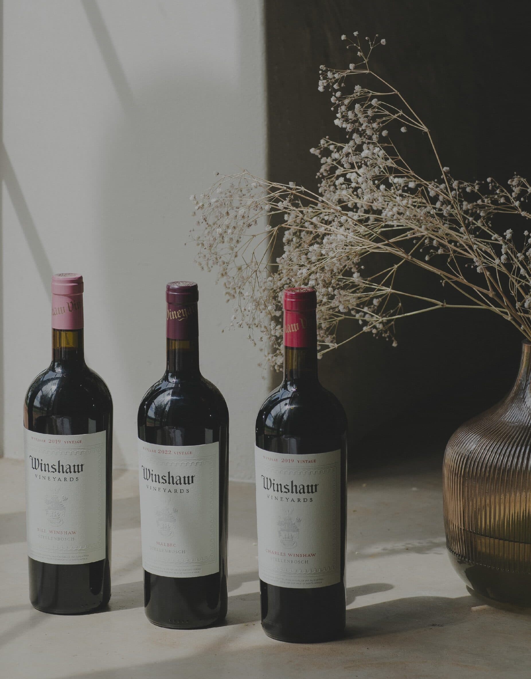 Winshaw wine bottles